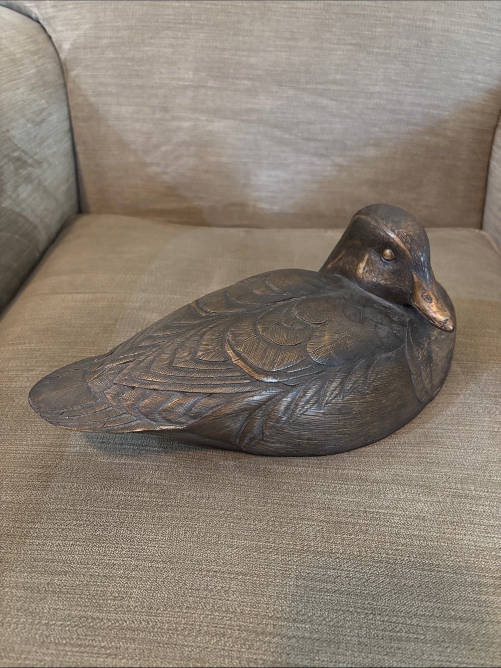 Special Edition 1989-90 Decorative Bronze-Tone Ducks Unlimited Figurine